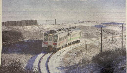 雪の鉄路、息をのむ絶景。