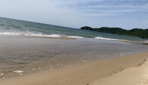 鳴き砂が有名な美しい海岸ฅ•ω•ฅ(砂時計で有名です)